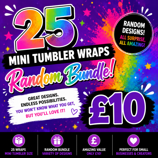 Mini Tumbler Wrap Bundle